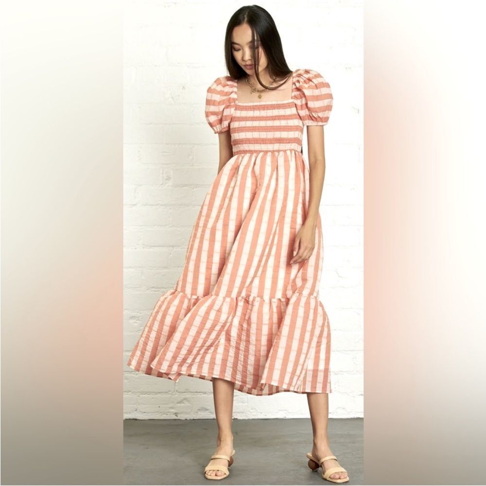 DRA LOS ANGELES x Anthropologie Striped Midi Dress - Picture 3 of 10